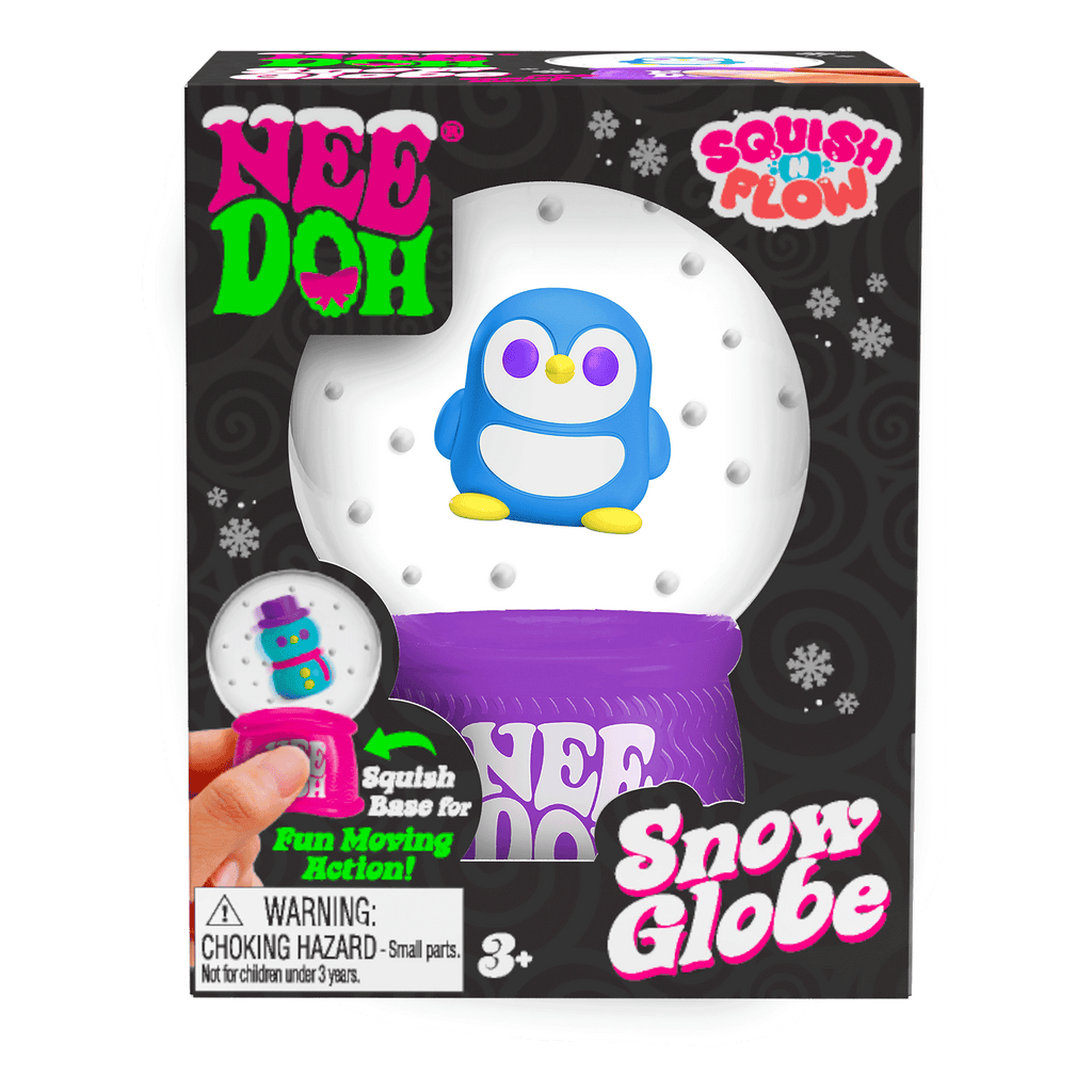 NeeDoh Squish N Flow Snow Globe AJ